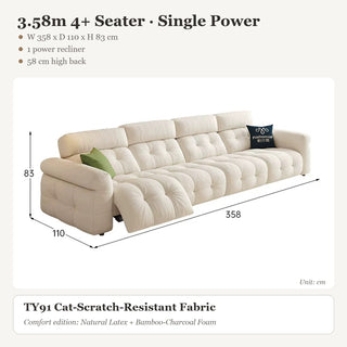 3.58m 4+ Seater · Single Power