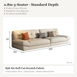 2.8m 3-Seater · Standard Depth