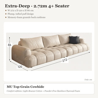 Extra-Deep · 2.72m 4+ Seater
