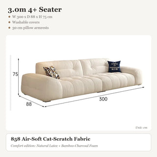 3.0m 4+ Seater