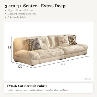 3.1m 4+ Seater · Extra-Deep