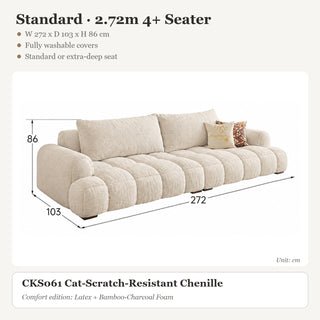 Standard · 2.72m 4+ Seater