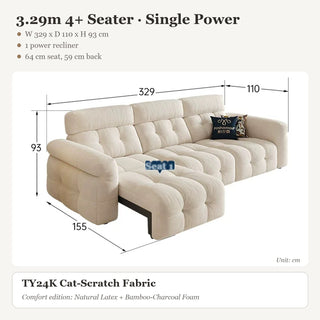 3.29m 4+ Seater · Single Power
