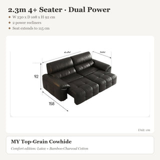2.3m 4+ Seater · Dual Power