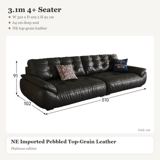 3.1m 4+ Seater