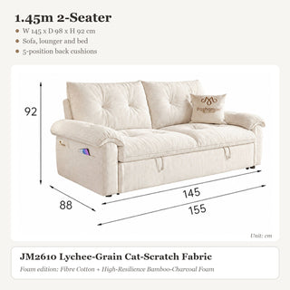 1.45m 2-Seater