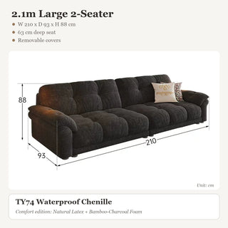 2.1m Large 2-Seater
