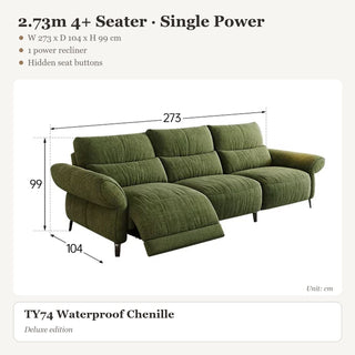 2.73m 4+ Seater · Single Power