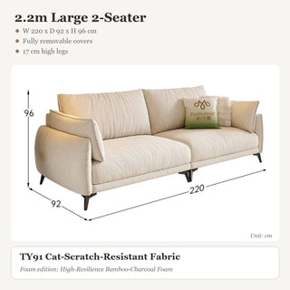 2.2m Large 2-Seater