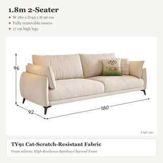 1.8m 2-Seater