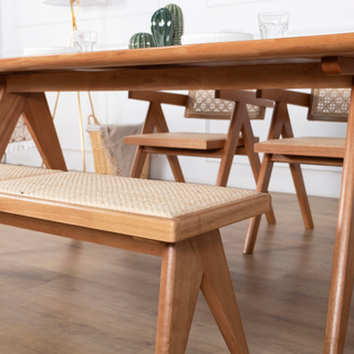 Delora Wooden Dining Table (145cm)