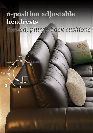 6-position adjustable headrests