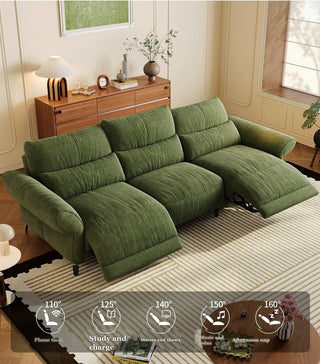 Reclines from 110° to 160°