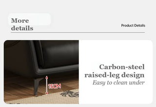15 cm carbon-steel legs