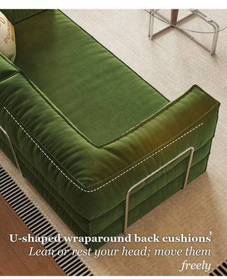 U-shaped wraparound back cushions