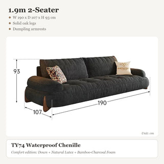 1.9m 2-Seater