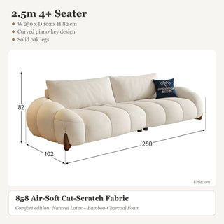 2.5m 4+ Seater
