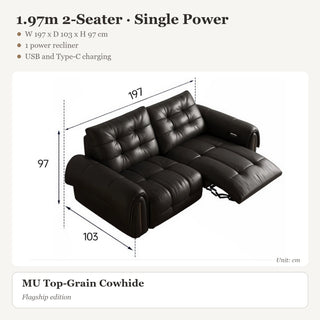 1.97m 2-Seater · Single Power