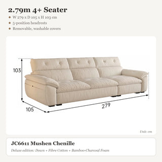 2.79m 4+ Seater