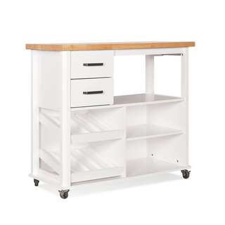 Cove White Kitchen Trolley