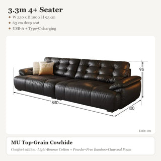 3.3m 4+ Seater