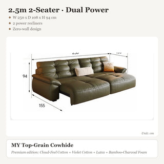 2.5m 2-Seater · Dual Power