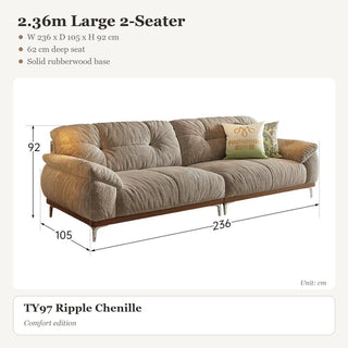 2.36m Large 2-Seater