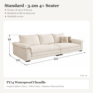 Standard · 3.2m 4+ Seater