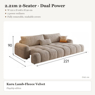 2.21m 2-Seater · Dual Power