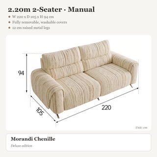 2.20m 2-Seater · Manual