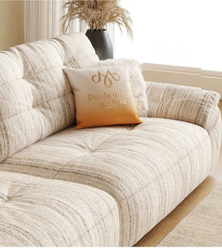 Plush, deep seat