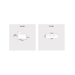 Zevin Genuine Leather Adjustable Headrest Sofa by Esteller