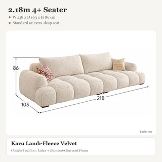 2.18m 4+ Seater