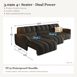 3.09m 4+ Seater · Dual Power