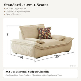 Standard · 1.2m 1-Seater