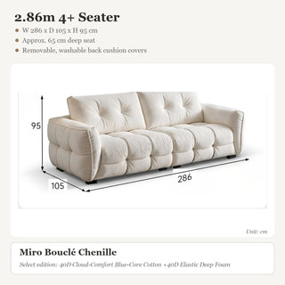 2.86m 4+ Seater