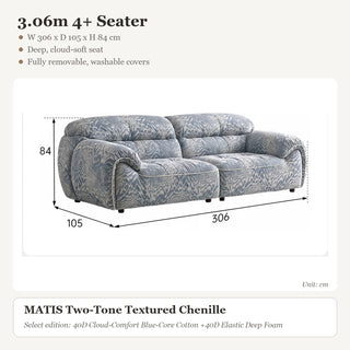3.06m 4+ Seater