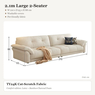 2.1m Large 2-Seater