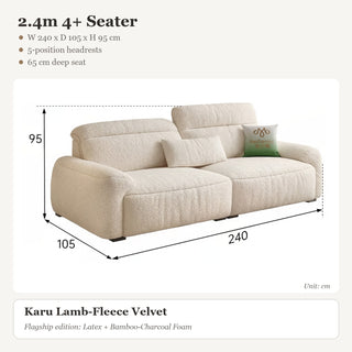 2.4m 4+ Seater