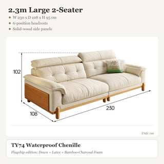 2.3m Large 2-Seater