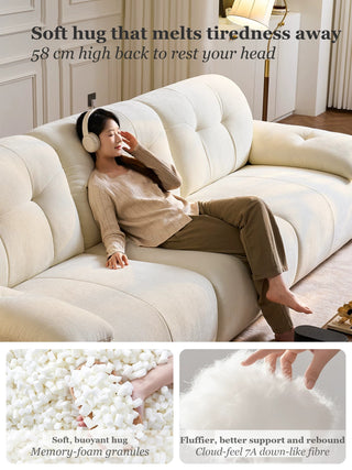 58 cm high back cushions to rest your head