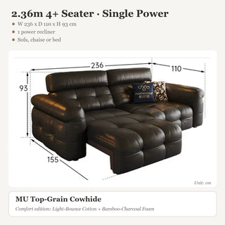 2.36m 4+ Seater · Single Power