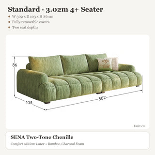 Standard · 3.02m 4+ Seater