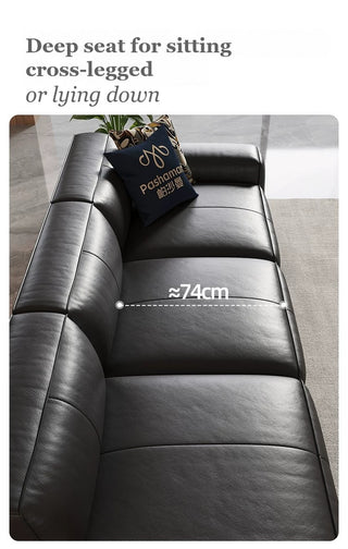 Top-grain leather