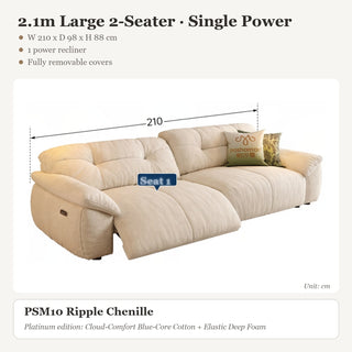2.1m Large 2-Seater · Single Power