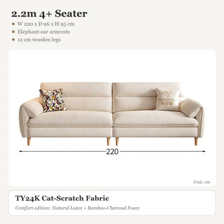 2.2m 4+ Seater