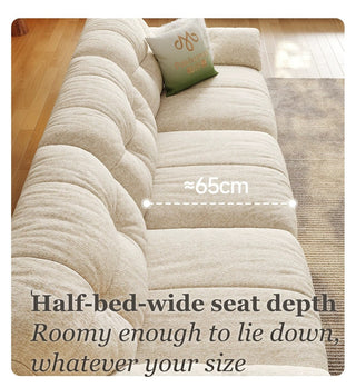 Half-bed-wide seat