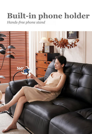 Built-in phone holder
