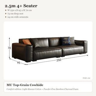 2.5m 4+ Seater