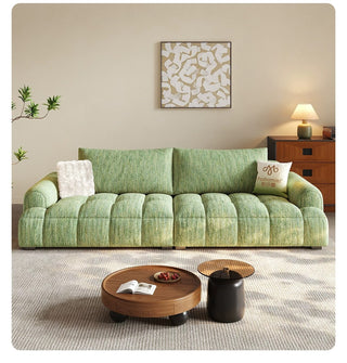 Plump, tufted seat